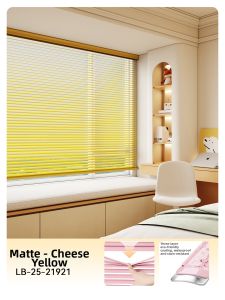 JINCHAN | Holeless Installation Dopamine Color Aluminum Blinds Sun Blocking