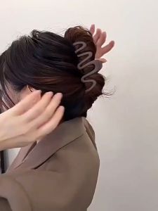 Jepit Rambut Korea Model Gelombang Jepitan Jedai Salon Aksesoris Rambut Wanita