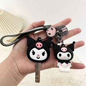 Sweet Cool Cartoon Kurokos Keychain Door Access Card Holder Rectangular NFC Waterdrop Buckle Electric Train Key Cover