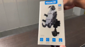 Motorcycle Phone Holder Shock Absorption 360°Adjustable Rotation Phone/Bike CP Holder