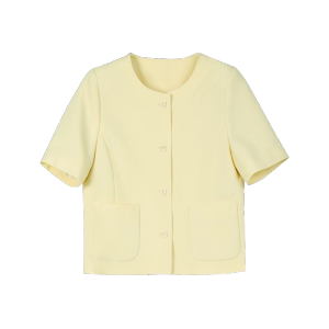 Mint Green Slim Fit Short Sleeve Suit Jacket Womens Style Summer New Arrival Fashionable Commute Straight Tube Polyester