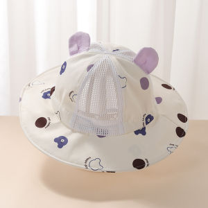 Big Brim Kids Hat Summer Baby Sunhat Mesh Boys Sun Hat Breathable Girl Sun Protection Hat Bucket Hat