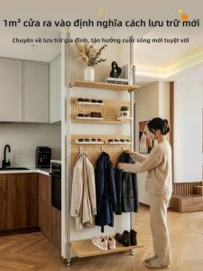 Wall-to-wall No-drilling Storage Shelving Metal Magnetic Hanger Shelf