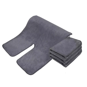 1/5 Pcs Professional Salon Towel - Microfiber & Absorbent U-Shape Towel for Beauty Quick Dry | Ideal for Facial Spa & Massage