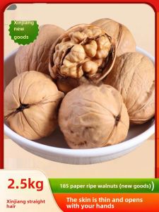 Authentic Original Flavor Thin Shell Walnut Snacks from Xinjiang Ak Su 500g Bagged Edible Agricultural Products for Pregnant Women