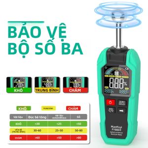 Máy Đo Độ Ẩm Chuyên Nghiệp MASTFUYI 40mm Cảm Biến Hình Cầu Không Phá Hủy Với Màn Hình TFT Để Đo Gỗ Bê Tông Gạch