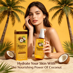 Coconut Firming Oil for Full-Body Hydration Moisturizing Tightening Restore Elasticity Rejuvenating Repair Soften Nourishing Oil