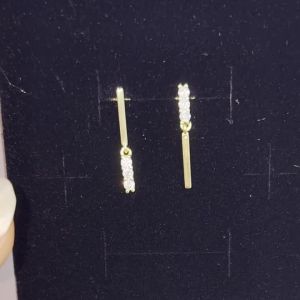 925 Silver Moissanite Earrings Simple Shiny Fashion Jewelry Earrings Suitable for Valentines Day Party Wedding Daily Wear