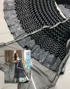 [PRE-ORDER] Semistitched Georgette With Sequence Lengha (10-15 days delivery)