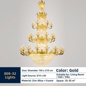 LAIDENG | Modern Luxury Chandelier Crystal Light