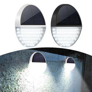 Waterproof Solar Powered LED Wall-mounted Light/ Landscape Fence Up-Stair Yard Lamp/Outdoor Garden Emergency Street Lights
