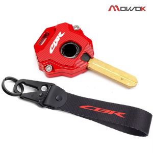 MOWOK | For HONDA CBR650R CBR600RR CBR1000RR CBR500R CBR600F CBR 650R 600RR 1000RR 250RR Motorcycle CNC Key Case Cover Shell Keychain