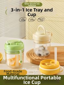 COLORFUL SUMMER DRESS | Ice Making Drinking Cup Food-Grade Material Portable