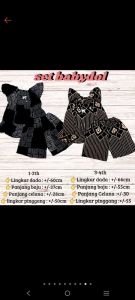 stelan batik anak beby doll