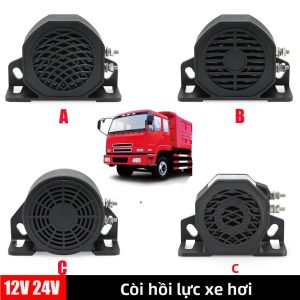 Còi Báo Lùi Xe Chống Nước 105dB 12-24V Dành Cho Ô Tô Xe Tải Còi Báo Động Chuông Báo Âm Thanh Báo Động Thiết Bị Nhắc Nhở Lùi Xe
