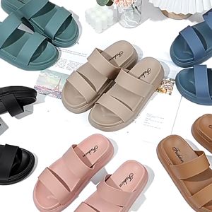 【New】Womens Shoes Quality Sandal Kasut Perempuan Selipar Casual 885-1 女性舒适平底凉鞋拖鞋
