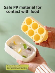 Food Grade Silicone Mini Ice Tray round Ice Cube Maker Refrigerator Ice Mold Kitchen Cooking Utensils Ice Cubes Maker