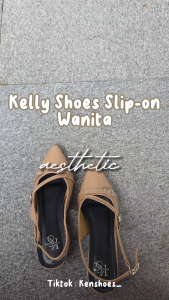 Sandal Heels Wanita High Kelly - Hak 3cm - Warna Moca