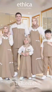 Ethica Kahfi 356 Kako Lengan Pendek Almond Pria Dewasa