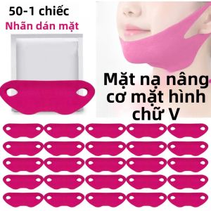 Mặt Nạ Nâng Cơ Mặt V Shape Face Firming Slimming Chin & Cheek Lift Bandage Chống Lão Hóa Loại Bỏ Nếp Nhăn Chăm Sóc Da 50-1 Chiếc Bộ