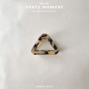 Korean Hollow Triangle Headwear Summer Half Tie Small Hairclip