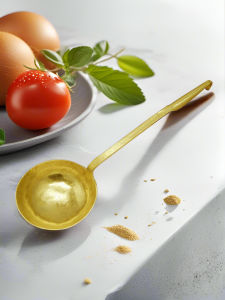 Traditional Handcrafted Large Copper Soup Spoon for Porridge And Egg Soup Childrens Small Size Serving Spoon Kitchen Utensil