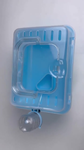 การเดินทางกรงแฮมสเตอร์กรงหนูแฮมสเตอร์กระเป๋าเม่นกรงเพื่อป้องกันการหลบหนีอะคริลิโปร่งใสและปลอดภัยWDL