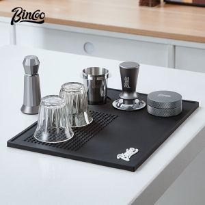 Bincoo 51/53/58mm Espresso Coffee Tamper Mat Tamping Rest Holder Anti-Skid Coffee Tampering Latte Tamping Mat