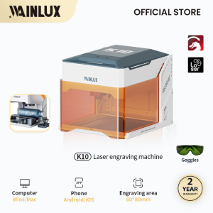WAINLUX K10 3W/5W Laser Engraving Machine for Wood Mini Portable Laser Engraver Logo Mark Printer for Wood Glass Ceramics Stainless steel Wainlux Z5 Wainlux K6 Pro W5W T10 Led - Lazada