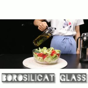 Bình chai đựng dầu ăn thủy tinh SDA117 tự đóng mở nắp