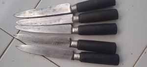 Pisau Dapur Bahan Baja Asli Pilihan + Selongsong Sarung/Pisau TajamSayur/Pisau/Pisau