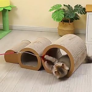 Cat Scratching Cat Toys Board Cat Scratcher Corrugated Scratching Board Pad Oval Cat Nest /Round Cat Scratch Pad Cat Toys Cat Scratching Board Abrasion Resistance Cat Paw Basin Corrugated Paper Kitten Cat Tree Scratching
