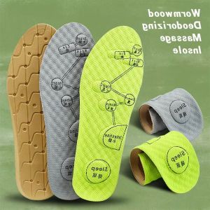 Breathable Deodorant Sport Shoes Insole Men Women Acupressure on Foot Insoles Comfort Running high jump basketball Shoe Sole