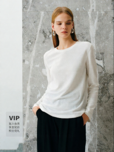 Basic Cotton Linen Blend Round Neck Tshirt