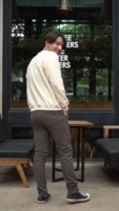 BAPIN Alpha Chino Long Pants - Celana Chino Pria - Beaver