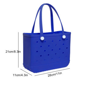 【HOSPORT】 Heavy Duty Waterproof Beach Tote Bag Large Capacity for Beach Pool and Boat Use Featuring Easy-to-Carry Handles and Durable Fabric
