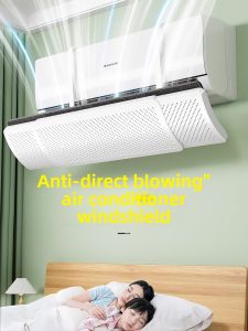MONLEYTA | Giá đỡ chắn gió máy lạnh格力帘 kiểu treo kiểu Nhật Bản giúp giảm sút khí hậu trực tiếp khi sinh cho bà bầu