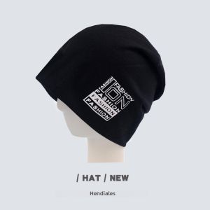 Fashionable Thin Headscarf Hat for Men And Women Sleepwear Spring Summer Autumn Windproof round Top Cap No Brim Casual Style