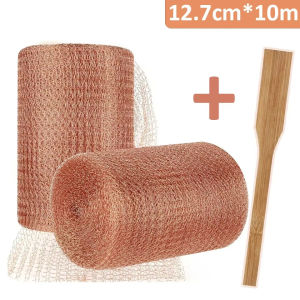 1/6/10/15m Anti-Pest Pure Copper Mesh Rodent Copper Wire Net Shielding Net for Distillation Plant Garden Supplies Woven Filter