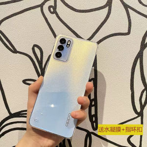 Ultra-Thin Acrylic Phone Case for Oppo Reno6 pro Transparent Borderless Protective Cover Fashionable Minimalist Design
