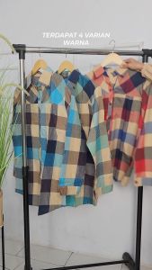 Hannah Kemeja Katun OXI XXL Kotak Jumbo Size (N9)