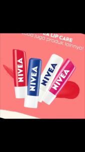 [ LIP BALM ] NIVEA LIP BALM FRUITY SHINE BEAUTY STICK 4.8 GR / PELEMBAB BIBIR