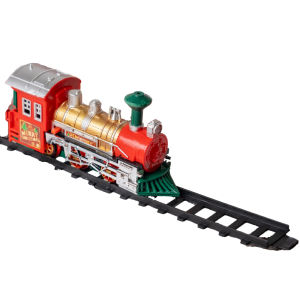 Electric Christmas Train Toy Decorative Piece for Home Scene Photography Props Creative Display Item Christmas Tree Decoration