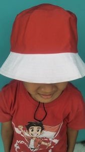 Topi Bucket Anak Perempuan agustusan Spesial Kemerdekaan Indonesia Ke 80