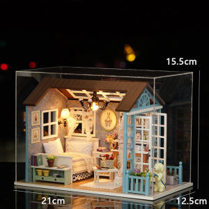 MINI DIY Doll House Handmade 3D Puzzle Making Building Model Kit Assembly Room Toys Wooden Crafts DollHouses Birthday Gifts