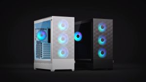 Fractal Design Pop XL Silent & Air Mini RGB Black Tempered Glass Clear Tint High-Airflow Mid-Tower TG MATX & ATX & EATX Desktop PC Casing