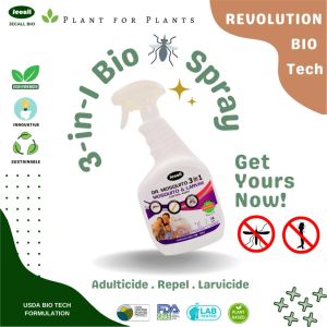 Jecall-Bio Dr.Mosquito 3in1 Natural Mosquito Spray 1 Litre | Semburan Nyamuk Jentik Semula Jadi | Easy DIY Home Garden Mosquito Larvae