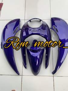 Cover body full halus honda scoopy karbu tahun 2010/2012 ungu candy custom