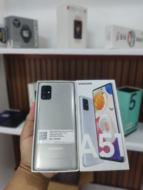 Samsung Galaxy A51 Silver 8/128 | NFC | Unit + Dus | ORI Resmi | Lazada ...
