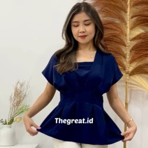 THEGREAT - Lily Blouse (Short-sleeved)